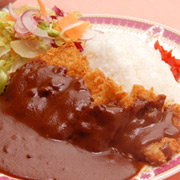 島根県西部（益田・浜田・江津・大田）でのお食事はパレス和光へ　カツカレー